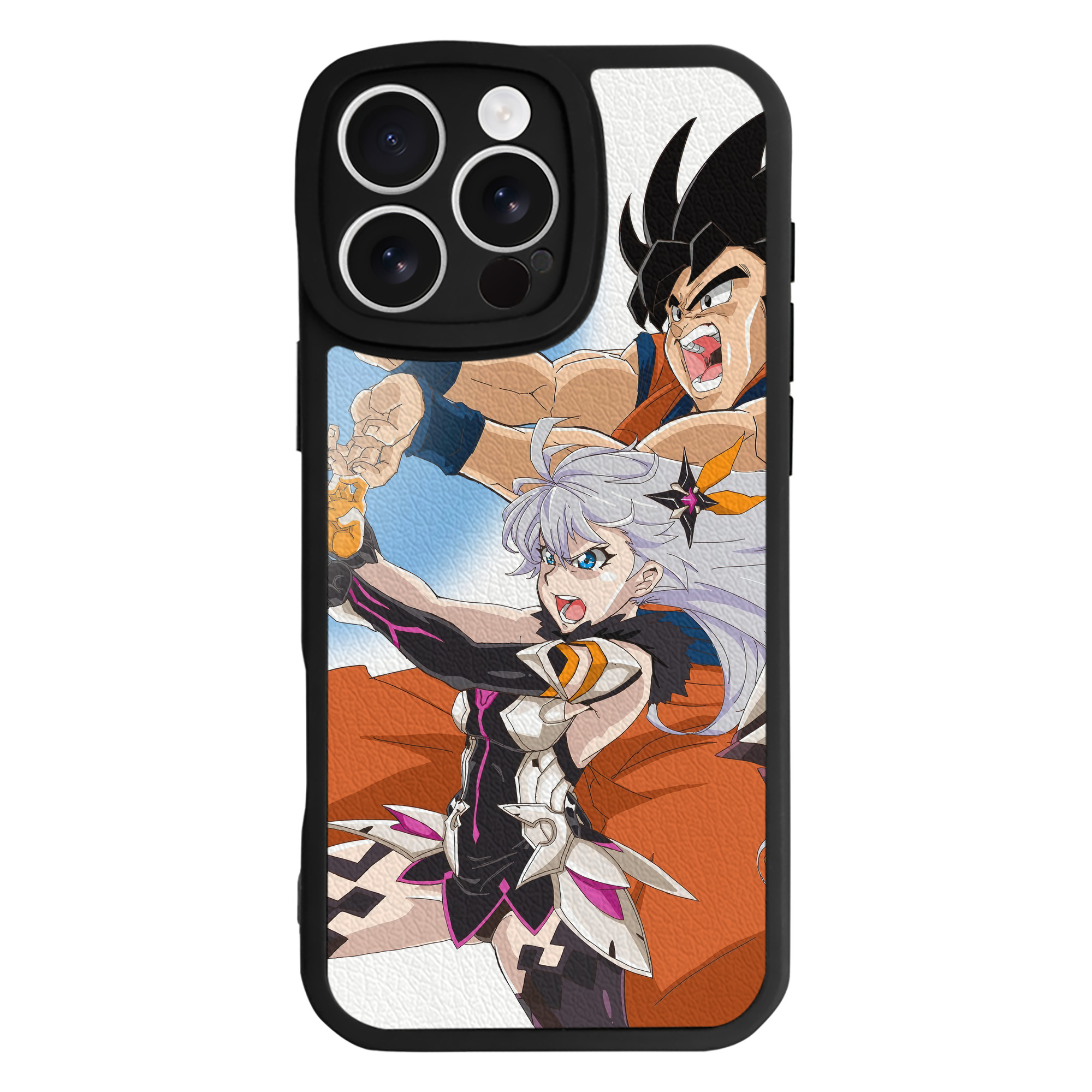 （画像用） ドラゴンボール DRAGON BALL 【iPhone 16シリーズ対応】シリコンスマホケース（レザー調） 材質：シリコン